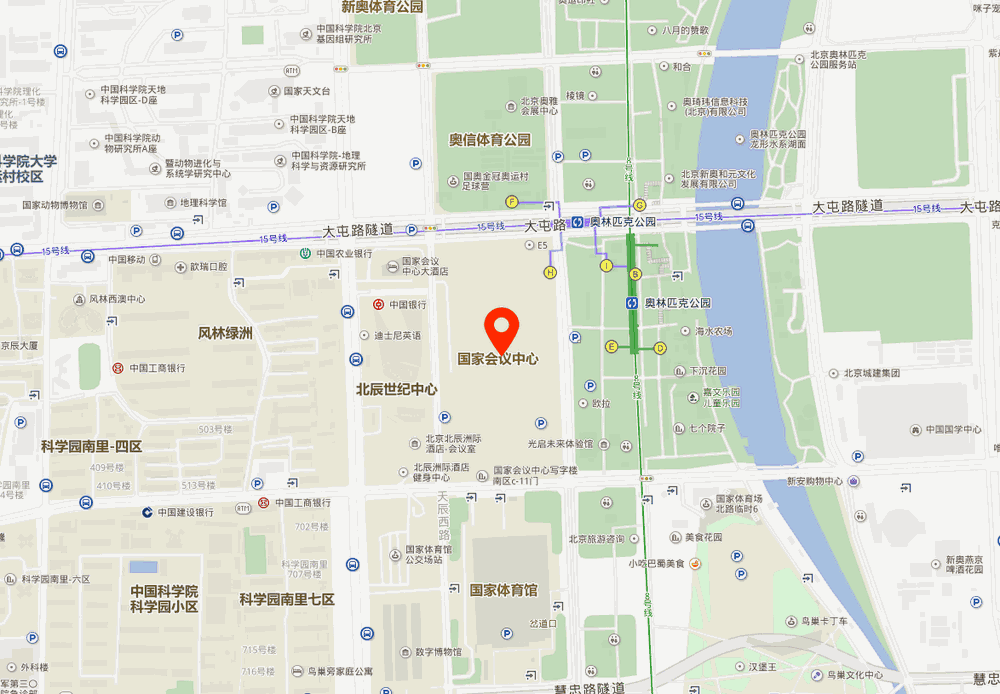 国家会议中心位置地图
